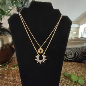 J. Crew Two Layer Necklace-Color Gold